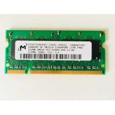 Micron (MT8HTF6464HDY-53EB3) 512MB PC-4200 DDR2-533MHz SODIMM 200pin