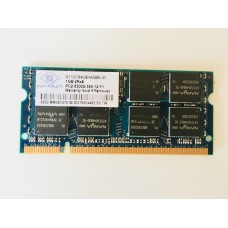 Nanya (NT1GT64U8HA0BN-3C) 1GB PC-5300 DDR2-666MHz SODIMM 200pin