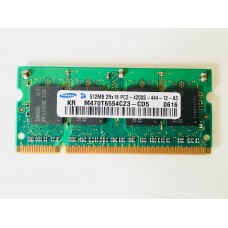 Samsung (M470T6554CZ3-CD5) 512MB PC-4200 DDR2-533MHz SODIMM 200pin