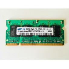 Samsung (M470T6554CZ3-CE6) 512MB PC-5300 DDR2-666MHz SODIMM 200pin