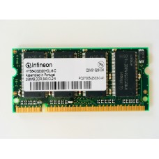 Infineon (HYS64D32020HDL-6-C) 256MB PC-2700 DDR-333MHz SODIMM 200pin