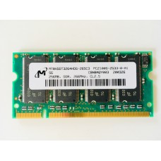 Micron (MT8VDDT3264HDG-265C3) 256MB PC-2100 DDR-266MHz SODIMM 200pin
