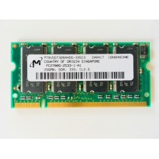 Micron (MT8VDDT3264HDG-335C3) 256MB PC-2700 DDR-333MHz SODIMM 200pin