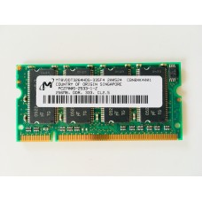 Micron (MT8VDDT3264HDG-335F4) 256MB PC-2700 DDR-333MHz SODIMM 200pin