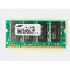 Samsung (M470L3224FT0-CB3) 256MB PC-2700 DDR-333MHz SODIMM 200pin